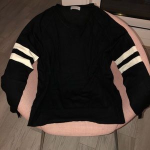 Loma London Maddi Black White Sweater